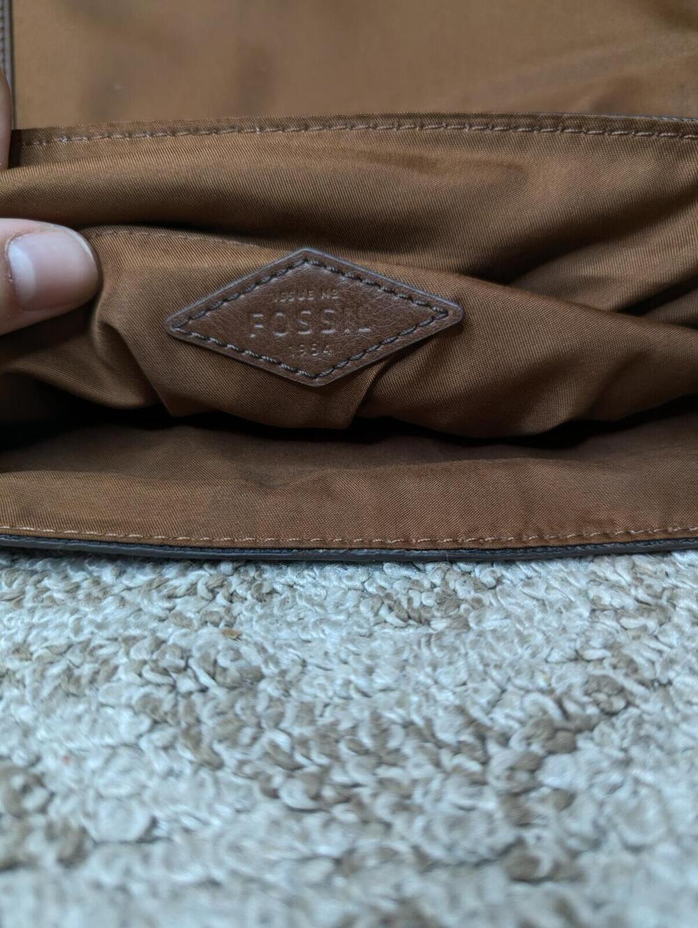 Fossil Claire Black Backpack Purse - Pebbled Leather - Flap - Meduim - Picture 4 of 9